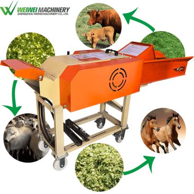 China WEIWEI 9ZR-3.8 Factory Automatic Chaff Cutter Feed Agricultural Machine Animal Feed Chaff Cutters Feed Development Machine for sale