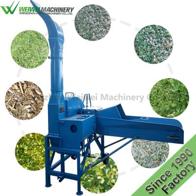 China Livestock feed making Henan weiwei factory price animal feed grain crusher corn straw grinder for sale