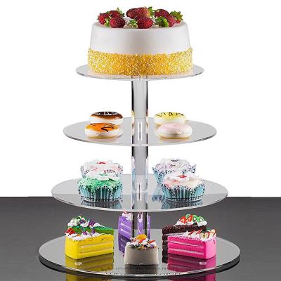 China Factory Shenzhen Custom Promotion Lucky Cake Holder Acrylic Display Rack With High Quality for sale