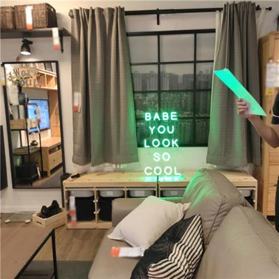 China Custom Decoration LED Neon Light Letters Happy Birthday Neon Sign for sale