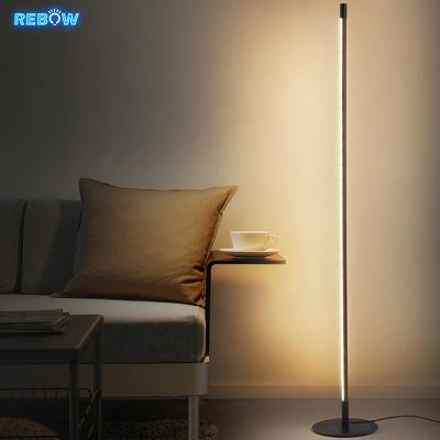 China Modern Floor Standing Lamp Shade Rebow Home Deco DropShipping Wall Led Corner Lamp Colorful Stand for sale