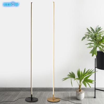 China Rebow RGB Colorful Standing Wall Lampshade Floor Standing Light Led Corner Lamp Corner Floor Lamp for sale