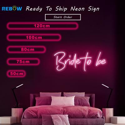 China Warehouse ip68 12V PVC silicone advertising letter glass acrylic led flex light neon sign for sale