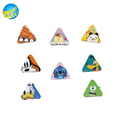 China Wholesale Custom 3D Cartoon Figure Round Ellipse Triangle Metal Cute Anime Pinback Pin Badge Brooch Clothes Decoration Tinplate for sale