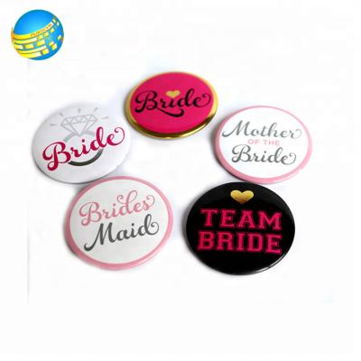 China Custom Factory 3D Metal Cartoon Button Badge Round Shape Anime Tin Badges Pinback Logo Printing Lapel Pins Backpack Decoration for sale