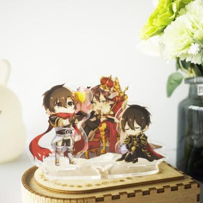 China Custom Clear High Quality Acrylic Standee Acrylic Standee Cartoon Figure Decoration Anime Cute Plastic Stands Simple Side Colorful for sale