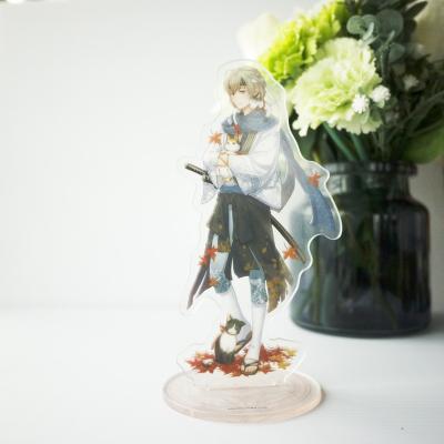 China Double Sided High Quality Custom Anime Standee Acrylic Cartoon Figures Display Stand Table Top Double Side Clear Plastic Standee for sale