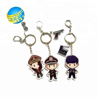 China Art& Charm Collectable Acrylic Anime Custom Acrylic Key Chain Custom Acrylic Key Chain for sale