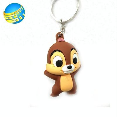 China Art& Customized Collectable Soft PVC Keyholder / PVC 3D Rubber Soft Key Chain for sale