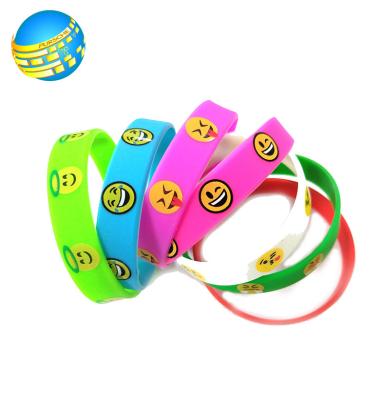 China Hot Selling Anti-Static Cuff Wrist Band Logo Printed Silicone Rubber Wristband Custom Size Energy Silicone Wristband Wristband for sale