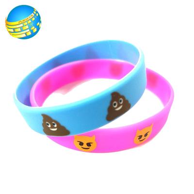 China Art& Factory Custom Color Collectable For Cute Silicon Wristband Cartoon Rubber Wristband Girls Boys Children Friendship Game Peripheral for sale