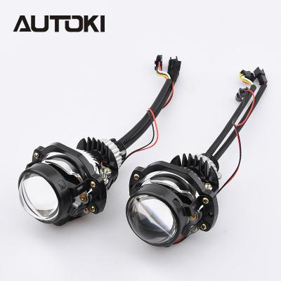 China 2021 Bi NEW AUTOKI 1.8 2.0 Led Projector Lens LHD RHD For H4 H7 9005 Headlight 9006 1.8inch for sale