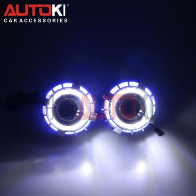 China LED Angel Eye Projector Headlights Autoki 3