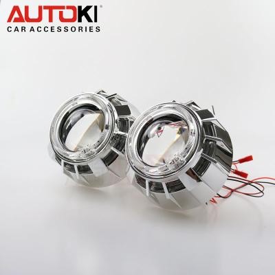 China LED Angel Eye Projector Headlights Autoki Universal 3