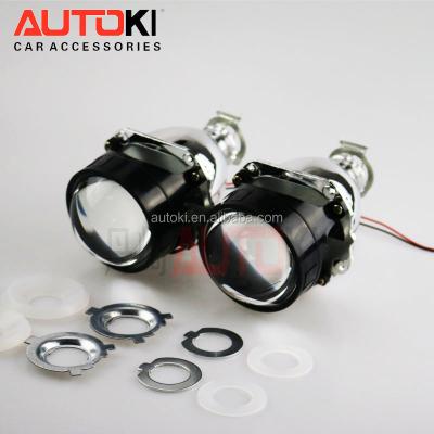 China Autoki HID Bi Xenon Projector Lens 2.5 Inch H1 Super Bright Hi/Low Projector HID Lens For 2.5inch Cars for sale