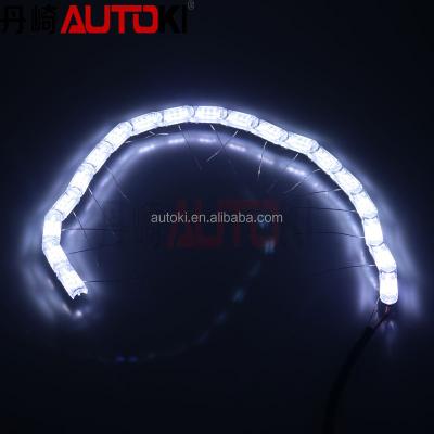 China Autoki Hihg quality Crystal Snake flexible led drl turn signal light,flexible led drl/daytime running light snake DRL for sale