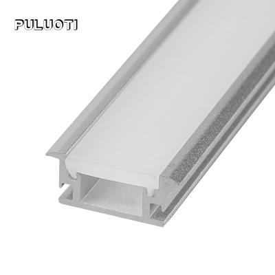 China PULUOTI new arrival rimless aluminum led tube light 10w living room bedroom indoor mall led linear light for sale