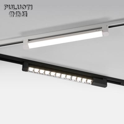 China Adjustable 45 Degree 45 Degree Adjustable Linear Spot Light Track LED Track Light TRACK Lights 2/3/4 Way Wire Cob Led Track Light Magnet System 80 for sale