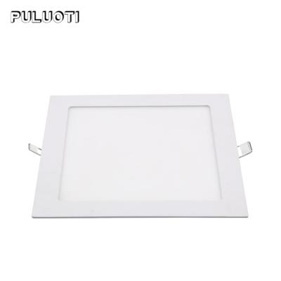 China Factory Wholesale Ultra Thin Recessed Square LED Panel Light Factory 3w 6w 9w 12w 15w 18w 24w Led Panel Light for sale