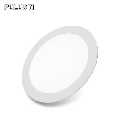 China Wood recessed panel light round hot sale indoor recessed round ceiling led light 3w 6w 9w 12w 15w 18w 24w led flat panel light for sale