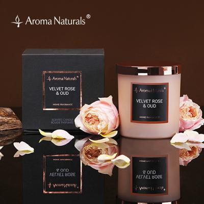 China Home Fragrance And Home Decoration Aroma Naturals Scented Candles Christmas Soy Candle With Packaging for sale