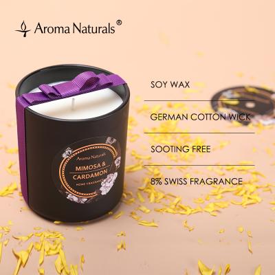 China Happy Birthdays Aroma Natural Products Scented Candles Luxury Aromatherapy Candle Set in Glass Jar for sale