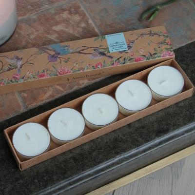 China Aroma Scented Natural Scented Candle Sets Wholesale Tea Light Scented Candles for sale