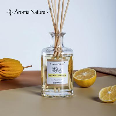 China Luxury Home Fragrance Reed Diffuser and Home Decor Aroma Natural Fiber Reed Stick Diffuser with Gift Box for sale