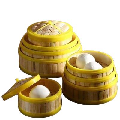 China Round 13cmBamboo Viable/Factory Price Square Plastic Bamboo Steamer for sale