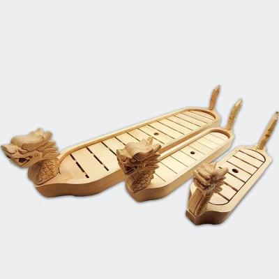 China Viable Wholesale Japanese Restaurant Equipment Sashimi Sushi Serving Tray Wooden Sushi Boat for sale