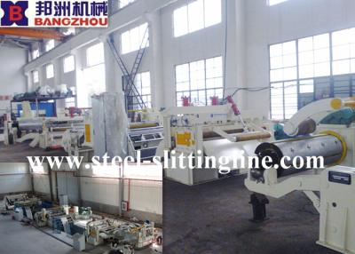 China Automatic 15T Roofing Steel Metal Slitting Line with Sliting and Rewinding Machines for sale