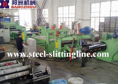 China Hot Rolled Steel Coil Slitting Machine With Decoiler And Slitter Recoiler for sale