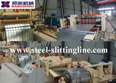 China Hydraulic Metal Slitting Line Machnie For CRC , 0-120m/min Line Speed for sale