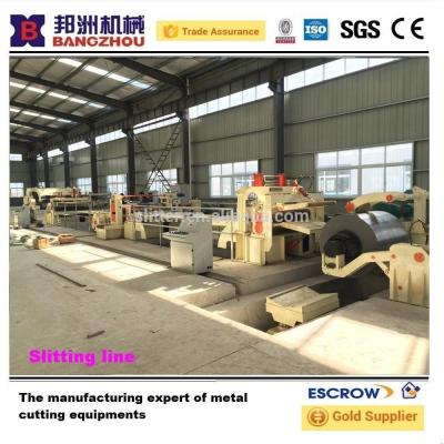 China Gl Steel Coil Slitting Machine Galvanized Steel Decoilling Slitting Machinery for sale