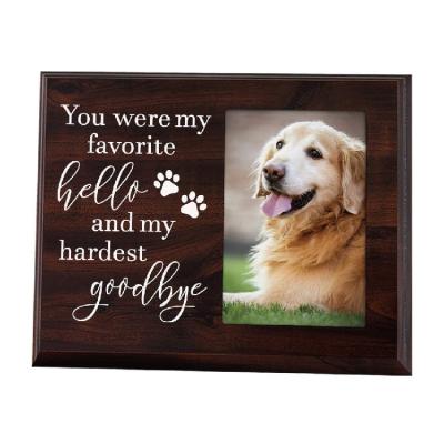 China Home Decor Items Pursue Memorial Gifts - Keepsake Plaque Wooden Picture Frame for sale