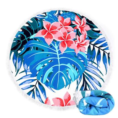 China QUICK DRY Summer Flower Pattern Beach Towel Tropical Hot Sales for sale