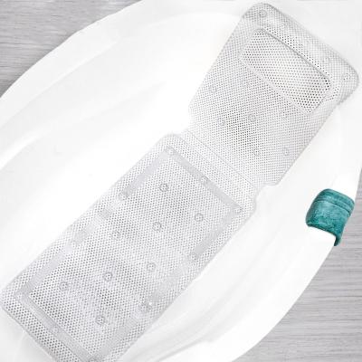 China Custom Plastic Non Slip Bathtub Pillow Mat Viable for sale