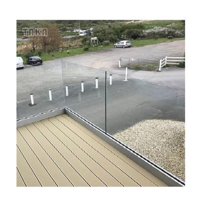 China China Factory Modern U Channel Balcony Deck Balustrade Hot Selling Base For Frameless Glass Balustrade With Balustrade for sale