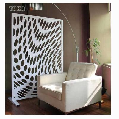 China Easily Assembled Decorative Laser Cut Panels Stainless Steel Screen Metal Room Dividers Gold Screen Hotel Room Dividers for sale