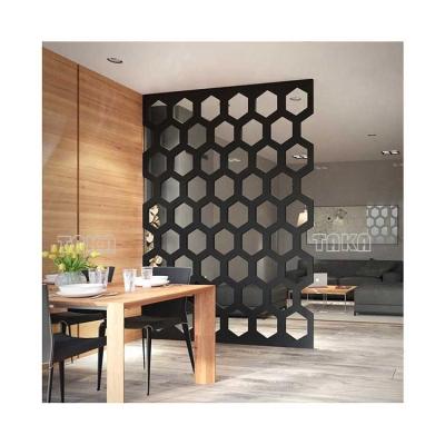 China Easily Assembled Laser Cut Customized Screen Panels Outdoor Decorative Metal Screen Restaurant Slices Stainless Steel Metal Sheet for sale