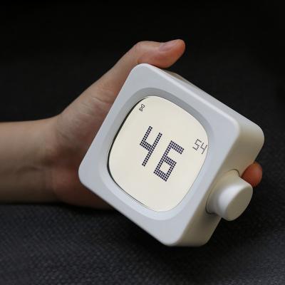 China Novelty Mini Vintage Creative Nap Digital Wake Up Light Alarm Clock With Automatic Night Light for sale