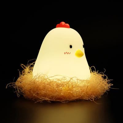 China Children's Chick Kid Wake Up Light Nap Timer Digital Non-ticking Alarm Clock for sale