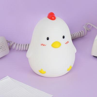 China Cute Kids Baby Night Light Wake Up Light Sunrise Chick Child Alarm Clock For Bedroom for sale