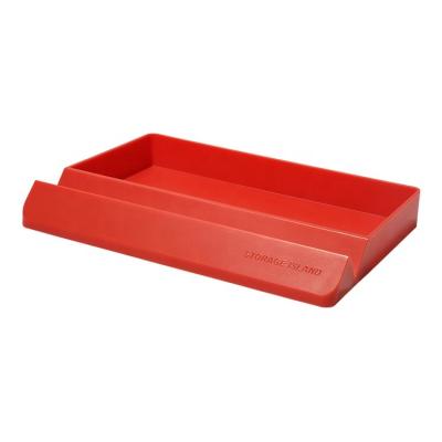 China Bottom Have Secrect Space Home Stationery Organizer Desktop ABS Plastic Box Storage for sale