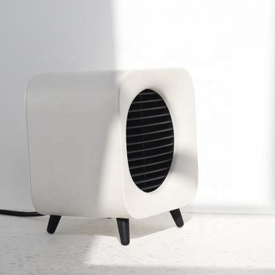 China High And Low Temperature Mode MUID 220V PTC Portable White Fan Heater For Bedroom for sale