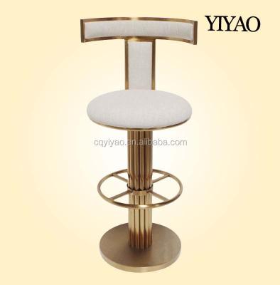 China Counter Contemporary Cheap And High Quality Stainless Steel Bar Chair for sale