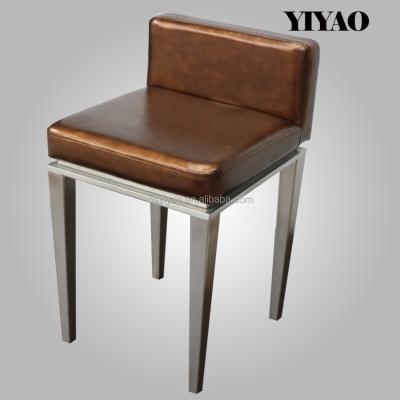 China Durable Hot Selling Stainless Steel Counter Chairs Bar Furniture With High Quality And Good Price for sale