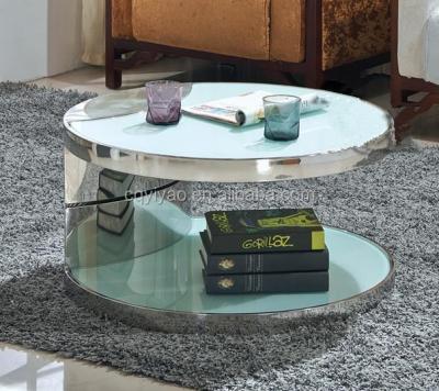 China Comfortable Modern Stainles Steel Granite Top High Gloss Coffee Table Design for sale