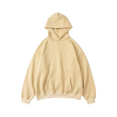 China Custom Logo Design Hooded Men Plain Wireless Hoodies Anti-pilling Solid Color Winter Polyester Hoodie High Quality Durable Men Clothing for sale