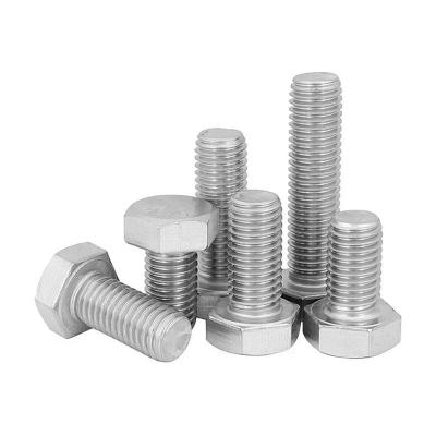 China Many places one of Din933 stainless steel sus304 and sus316 bolts top bolt manufacturer hex head bolts for sale